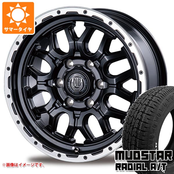 【タイヤ交換対象】トヨタ ハイエース 200系用 サマータイヤ マッドスター ラジアル A/T 215/65R16C 109/107L ホワイトレター インターミラノ マッドバーン XR-800M 6.5-16 タイヤホイール4本セット