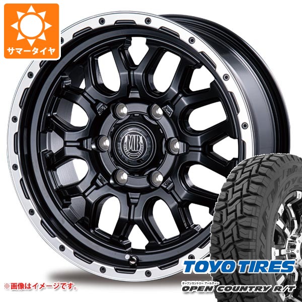 【タイヤ交換対象】トヨタ ハイエース 200系用 2026年製 サマータイヤ トーヨー オープンカントリー R/T 215/65R16C 109/107Q ホワイトレター インターミラノ マッドバーン XR-800M 6.5-16 タイヤホイール4本セット|タイヤマックス