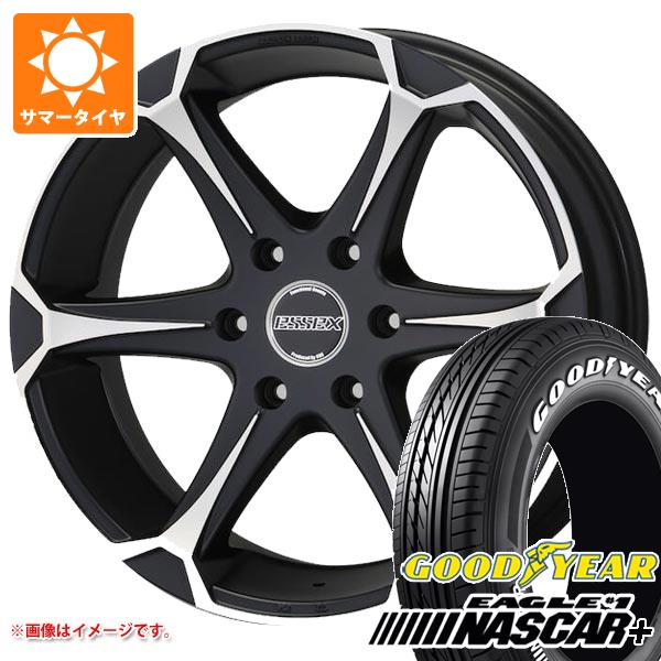 【タイヤ交換対象】ハイエース 200系用 2026年製 サマータイヤ グッドイヤー イーグル ＃1 ナスカープラス 215/60R17C 109/107R ホワイトレター エセックス EJ 7.0-17 タイヤホイール4本セット