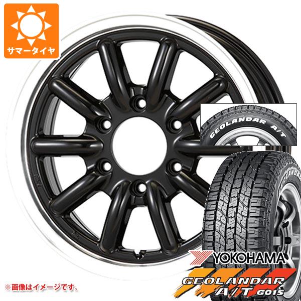 【タイヤ交換対象】ハイエース 200系用 2026年製 サマータイヤ ヨコハマ ジオランダー A/T G015 215/65R16C 109/107S ホワイトレター エセックス ENCB 6.5-16 タイヤホイール4本セット｜タイヤマックス