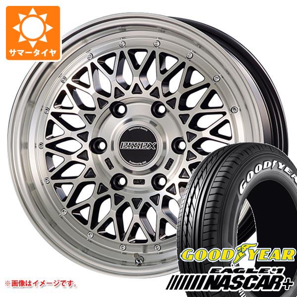 【タイヤ交換対象】ハイエース 200系用 2026年製 サマータイヤ グッドイヤー イーグル ＃1 ナスカープラス 215/65R16C 109/107R ホワイトレター エセックス ENCM 6.5-16 タイヤホイール4本セット｜タイヤマックス