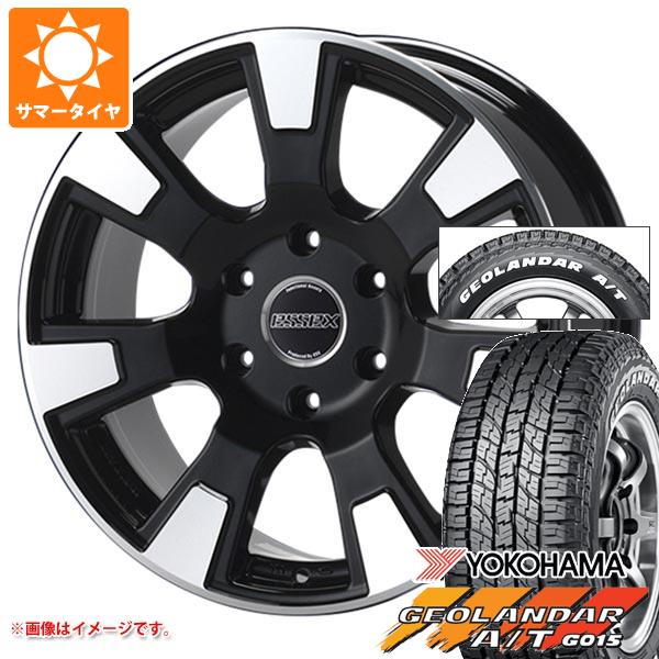 【タイヤ交換対象】ハイエース 200系用 2026年製 サマータイヤ ヨコハマ ジオランダー A/T G015 215/65R16C 109/107S ホワイトレター エセックス ES 7.0-16 タイヤホイール4本セット｜タイヤマックス