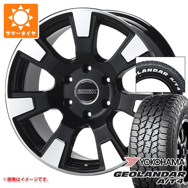 【タイヤ交換対象】トヨタ ハイエース 200系用 2026年製 サマータイヤ ヨコハマ ジオランダー A/T4 G018 215/65R16C 109/107S ホワイトレター エセックス ES 7.0-16 タイヤホイール4本セット