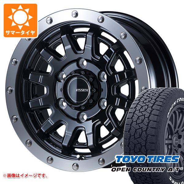 【タイヤ交換対象】ハイエース 200系用 2026年製 サマータイヤ トーヨー オープンカントリー A/T3 215/65R16C 109/107R ホワイトレター エセックス EX-16 6.5-16 タイヤホイール4本セット｜タイヤマックス