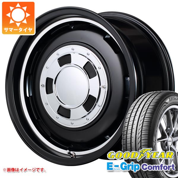 【タイヤ交換対象】サマータイヤ 165/55R14 72V グッドイヤー エフィシエントグリップコンフォート ガルシア シスコ 4.5-14 タイヤホイール4本セット