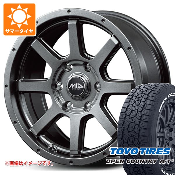 【タイヤ交換対象】サマータイヤ 285/70R17 116/113Q トーヨー オープンカントリー A/T3 ホワイトレター ロードマックス マッドライダー 7.5-17 タイヤホイール4本セット