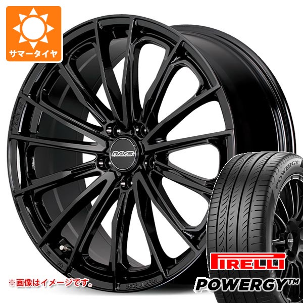 【タイヤ交換対象】レクサス LBX MAYH10系用 サマータイヤ ピレリ パワジー 225/55R18 98H レイズ RS ヴォウジェ SE 7.0-18 タイヤホイール4本セット｜タイヤマックス