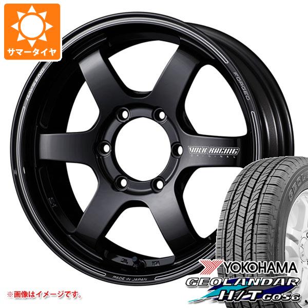 【タイヤ交換対象】ハイラックス 120系用 サマータイヤ ヨコハマ ジオランダー H/T G056 P265/65R18 112T ブラックレター レイズ ボルクレーシング TE37SB 8.5-18 タイヤホイール4本セット