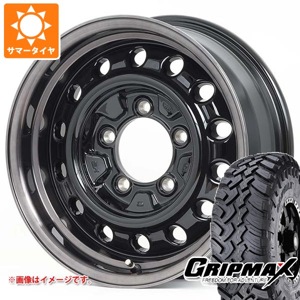 【タイヤ交換対象】スズキ ジムニーノマド JC74W用 サマータイヤ グリップマックス マッドレイジ M/T 195/80R15 96Q ホワイトレター アピオ ワイルドボア D 6.0-15 タイヤホイール4本セット|タイヤマックス