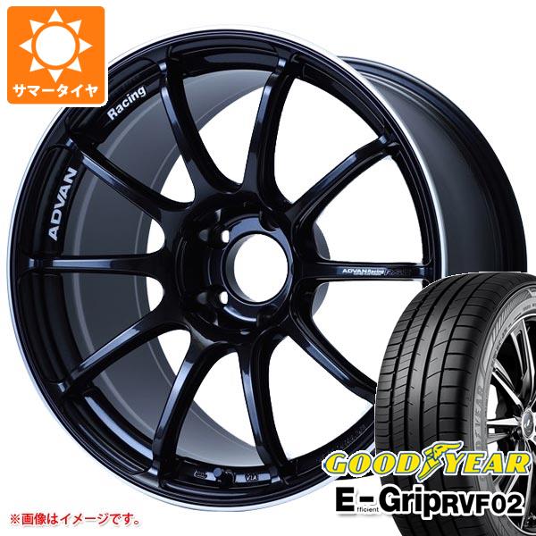 【タイヤ交換対象】サマータイヤ 215/45R18 93W XL グッドイヤー エフィシエントグリップ RVF02 アドバンレーシング RS3 7.5-18 タイヤホイール4本セット