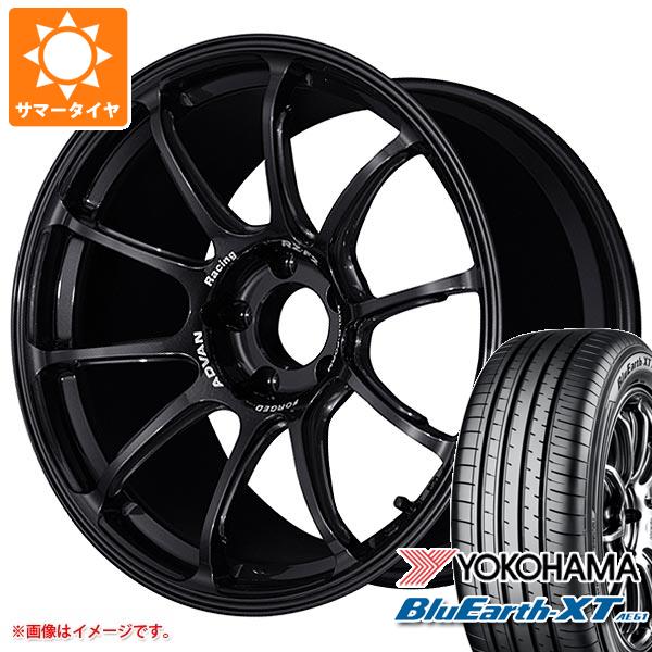 【タイヤ交換対象】サマータイヤ 215/50R18 92V ヨコハマ ブルーアースXT AE61 アドバンレーシング RZ-F2 7.5-18 タイヤホイール4本セット