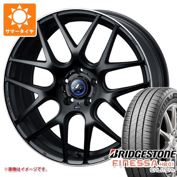 【タイヤ交換対象】サマータイヤ 225/40R18 92W XL ブリヂストン フィネッサ HB01 レオニス ナヴィア 06 7.0-18 タイヤホイール4本セット