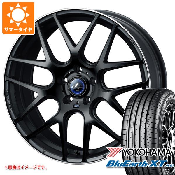【タイヤ交換対象】サマータイヤ 215/55R17 94V ヨコハマ ブルーアースXT AE61 レオニス ナヴィア 06 7.0-17 タイヤホイール4本セット|タイヤマックス