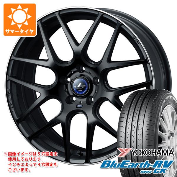 【タイヤ交換対象】2026年製 サマータイヤ 165/60R15 77H ヨコハマ ブルーアースRV RV03CK レオニス ナヴィア 06 4.5-15 タイヤホイール4本セット|タイヤマックス