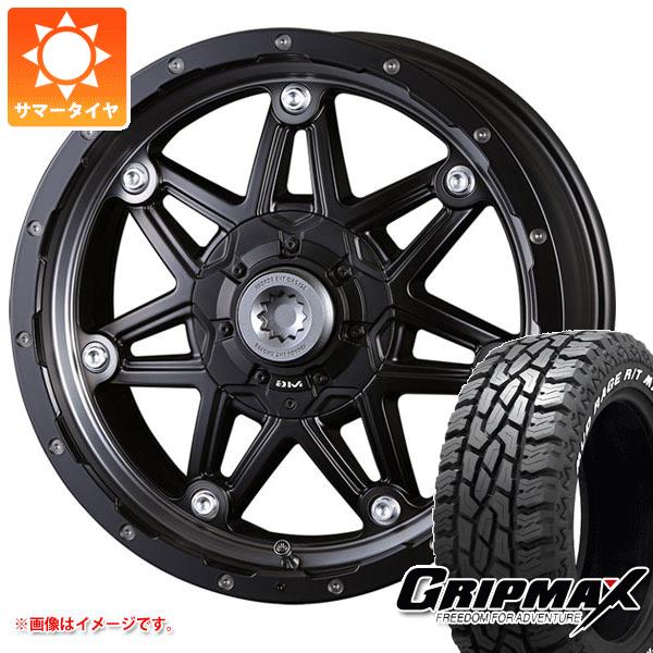【タイヤ交換対象】デリカD:5用 サマータイヤ グリップマックス マッドレイジ R/T MAX LT215/70R16 100/97R ホワイトレター クリムソン MG ライカン 7.0-16 タイヤホイール4本セット|タイヤマックス