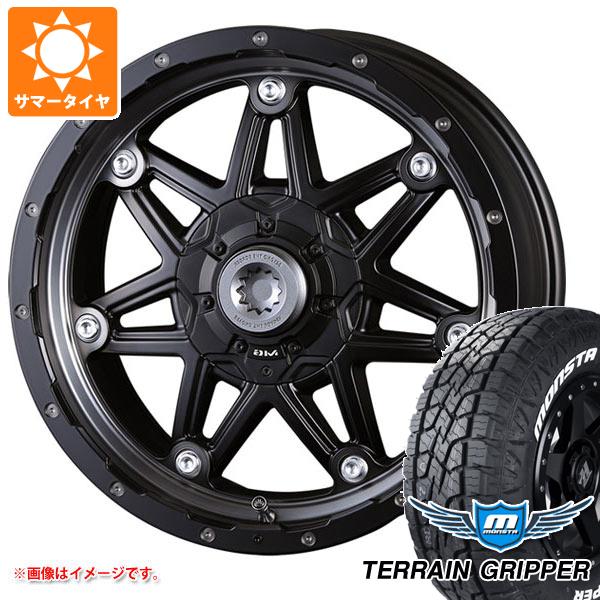 【タイヤ交換対象】5本セット FJクルーザー 10系用 サマータイヤ モンスタ テレーングリッパー 265/70R17 115T ホワイトレター クリムソン MG ライカン 8.0-17 タイヤホイール5本セット