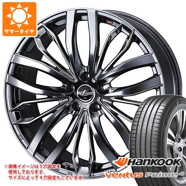 【タイヤ交換対象】サマータイヤ 215/65R16 102H XL ハンコック ベンタス プライム4 K135 K135A レオニス SC 6.5-16 タイヤホイール4本セット