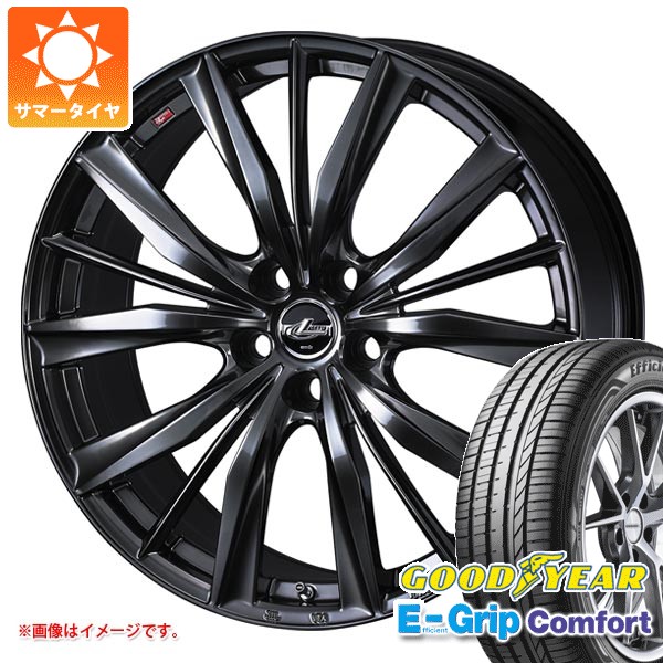 【タイヤ交換対象】サマータイヤ 245/35R19 93W XL グッドイヤー エフィシエントグリップコンフォート レオニス VX2 8.0-19 タイヤホイール4本セット|タイヤマックス