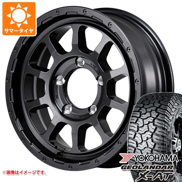 【タイヤ交換対象】5本セット スズキ ジムニーノマド JC74W用 2026年製 サマータイヤ ヨコハマ ジオランダー X-AT G016 LT235/70R16 104/101Q アウトラインホワイトレター ナイトロパワー M10 パーシング バレルブラックエディション 6.0-16 タイヤホイール5本セット 124,063円