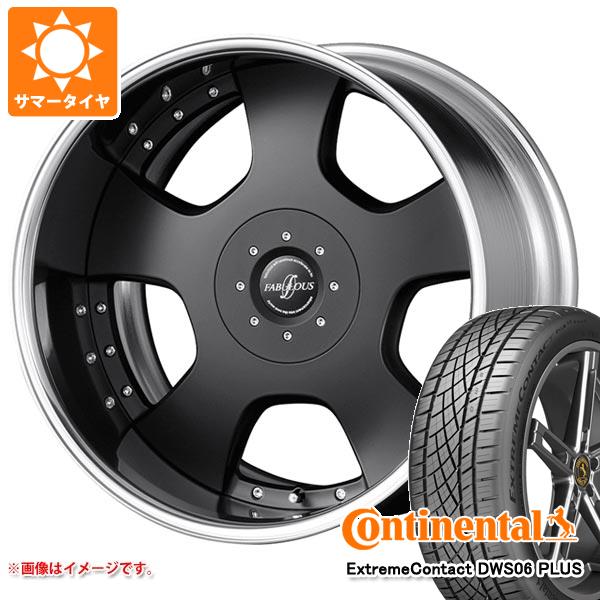 【タイヤ交換対象】サマータイヤ 245/35R20 95Y XL コンチネンタル エクストリームコンタクト DWS06 プラス ファブレス プロファンド LD-5 8.5-20 タイヤホイール4本セット