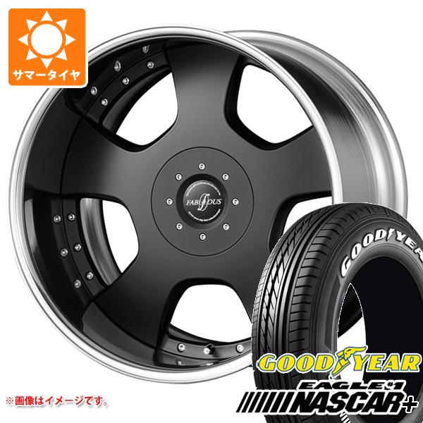 【タイヤ交換対象】ハイエース 200系用 2026年製 サマータイヤ グッドイヤー イーグル ＃1 ナスカープラス 215/60R17C 109/107R ホワイトレター ファブレス プロファンド LD-5 6.5-17 タイヤホイール4本セット｜タイヤマックス