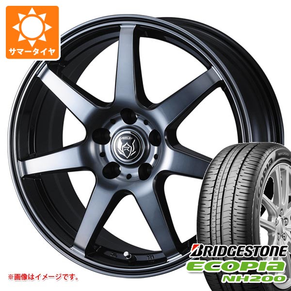 【タイヤ交換対象】2026年製 サマータイヤ 205/60R16 92H ブリヂストン エコピア NH200 ライツレー KW 6.5-16 タイヤホイール4本セット｜タイヤマックス