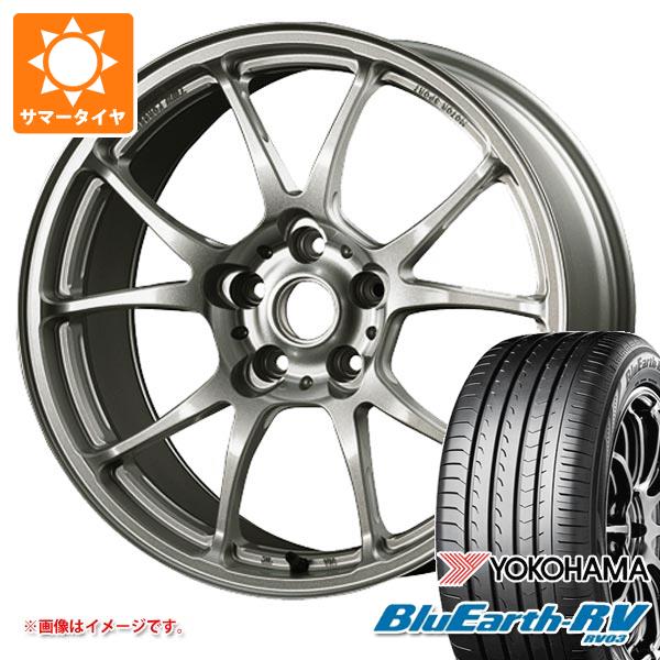 【タイヤ交換対象】2026年製 サマータイヤ 215/55R17 94V ヨコハマ ブルーアースRV RV03 TWS モータースポーツ T66-F 7.5-17 タイヤホイール4本セット