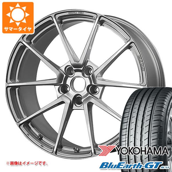 【タイヤ交換対象】サマータイヤ 225/40R18 92W XL ヨコハマ ブルーアースGT AE51 TWS モータースポーツ T66-GT 8.0-18 タイヤホイール4本セット