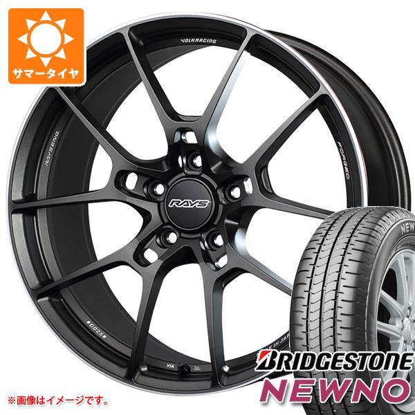 【タイヤ交換対象】サマータイヤ 185/55R16 83V ブリヂストン ニューノ レイズ ボルクレーシング G025 6.0-16 タイヤホイール4本セット