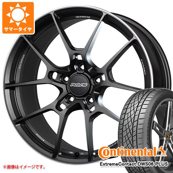 【タイヤ交換対象】サマータイヤ 235/35R19 91Y XL コンチネンタル エクストリームコンタクト DWS06 プラス レイズ ボルクレーシング G025 8.0-19 タイヤホイール4本セット