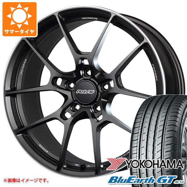 【タイヤ交換対象】サマータイヤ 225/45R19 96W XL ヨコハマ ブルーアースGT AE51 レイズ ボルクレーシング G025 8.0-19 タイヤホイール4本セット