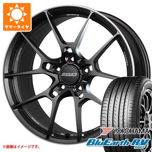 【タイヤ交換対象】サマータイヤ 245/40R19 98W XL ヨコハマ ブルーアースRV RV03 レイズ ボルクレーシング G025 8.5-19 タイヤホイール4本セット
