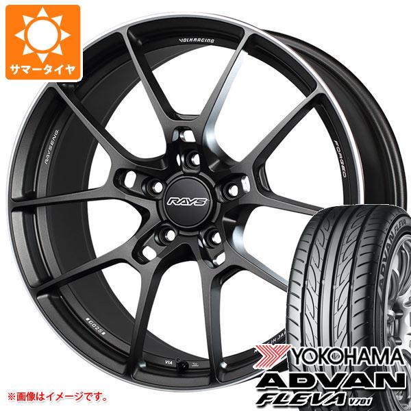 【タイヤ交換対象】サマータイヤ 215/40R18 89W XL ヨコハマ アドバン フレバ V701 レイズ ボルクレーシング G025 7.5-18 タイヤホイール4本セット