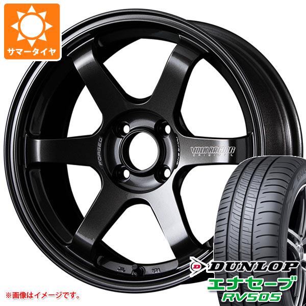 【タイヤ交換対象】2026年製 サマータイヤ 165/60R15 77H ダンロップ エナセーブ RV505 レイズ ボルクレーシング TE37 ソニック 5.0-15 タイヤホイール4本セット 105,350円