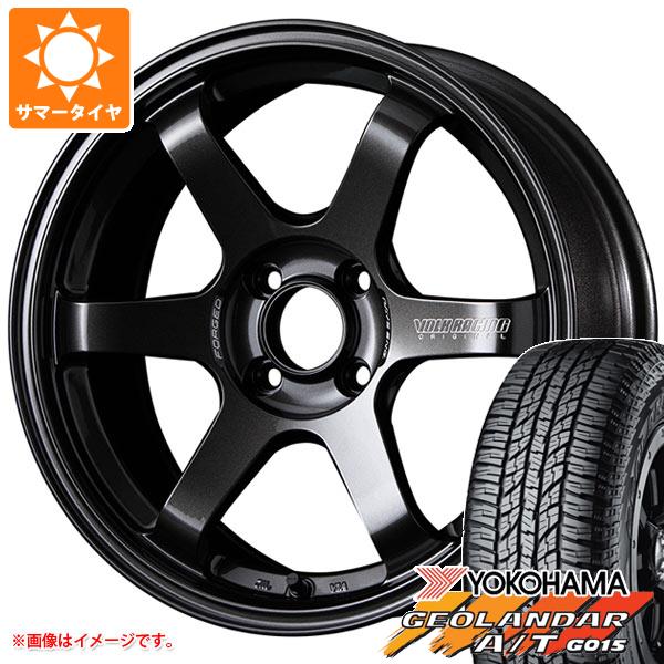 【タイヤ交換対象】2026年製 サマータイヤ 165/60R15 77H ヨコハマ ジオランダー A/T G015 ブラックレター レイズ ボルクレーシング TE37 ソニック 5.0-15 タイヤホイール4本セット 106,650円