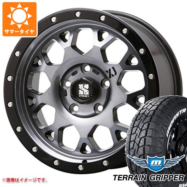 【タイヤ交換対象】サマータイヤ 275/55R20 120/117Q モンスタ テレーングリッパー ホワイトレター MLJ エクストリームJ XJ04 8.5-20 タイヤホイール4本セット
