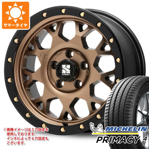 【タイヤ交換対象】アウトランダー GF/GG系用 サマータイヤ ミシュラン プライマシー4 225/65R17 102H MLJ エクストリームJ XJ04 7.0-17 タイヤホイール4本セット