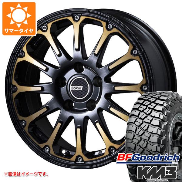 【タイヤ交換対象】サマータイヤ 225/75R16 115/112Q BFグッドリッチ マッドテレーンT/A KM3 SSR ディバイド FT 7.0-16 タイヤホイール4本セット