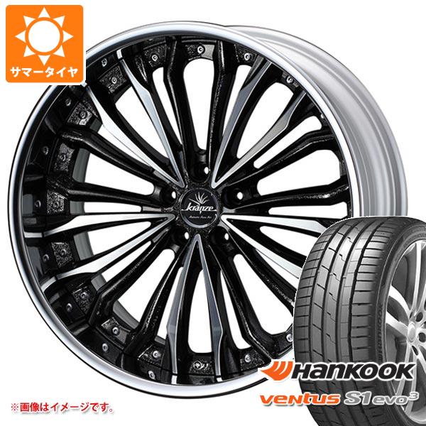 【タイヤ交換対象】2026年製 サマータイヤ 245/35R19 (93Y) XL ハンコック ベンタス S1 エボ3 K127 クレンツェ フェルゼン 8.5-19 タイヤホイール4本セット