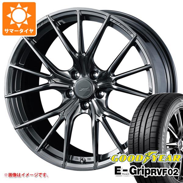 【タイヤ交換対象】サマータイヤ 225/50R18 99V XL グッドイヤー エフィシエントグリップ RVF02 F ゼロ FZ-1 7.5-18 タイヤホイール4本セット