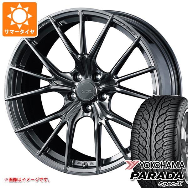 【タイヤ交換対象】サマータイヤ 235/55R20 102V ヨコハマ パラダ スペック-X PA02 F ゼロ FZ-1 8.5-20 タイヤホイール4本セット