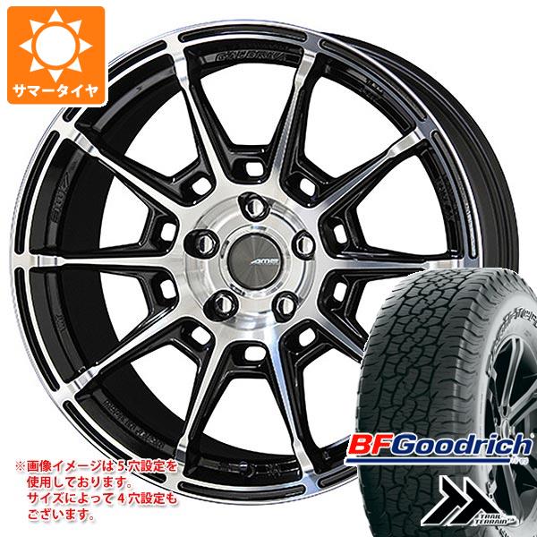 【タイヤ交換対象】サマータイヤ 225/60R18 100H BFグッドリッチ トレールテレーンT/A ブラックレター ガレルナ レフィーノ 8.0-18 タイヤホイール4本セット｜タイヤマックス