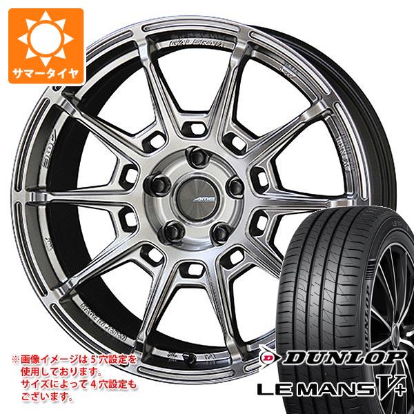 【タイヤ交換対象】サマータイヤ 235/45R18 94W ダンロップ ルマン5 LM5+ ガレルナ レフィーノ 8.0-18 タイヤホイール4本セット