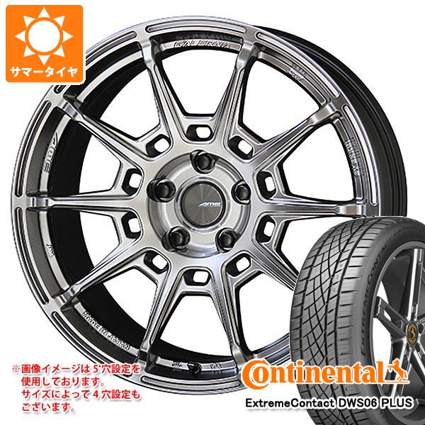 【タイヤ交換対象】サマータイヤ 225/45R18 91Y コンチネンタル エクストリームコンタクト DWS06 プラス ガレルナ レフィーノ 8.0-18 タイヤホイール4本セット