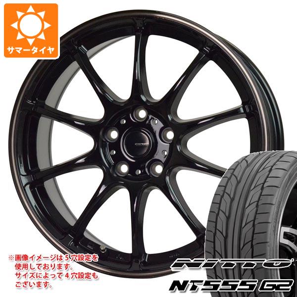 【タイヤ交換対象】サマータイヤ 215/50R17 95W XL ニットー NT555 G2 ジースピード P-07 7.0-17 タイヤホイール4本セット|タイヤマックス