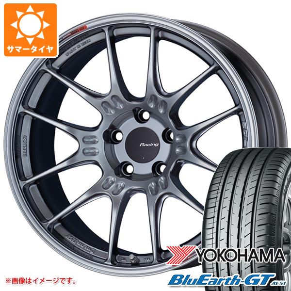【タイヤ交換対象】サマータイヤ 225/45R19 96W XL ヨコハマ ブルーアースGT AE51 エンケイ レーシング GTC02 8.0-19 タイヤホイール4本セット