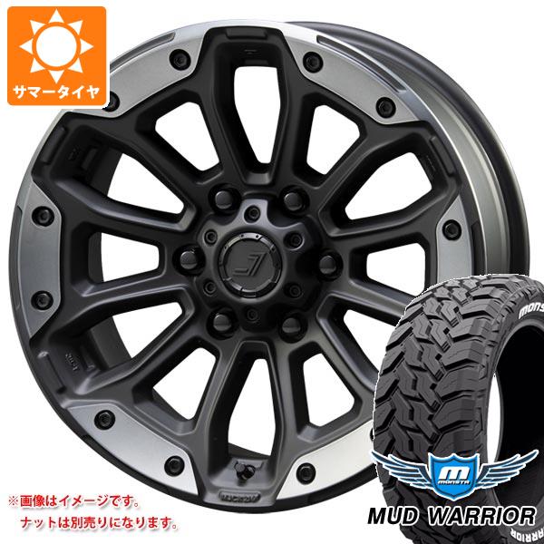 【タイヤ交換対象】5本セット FJクルーザー 10系用 サマータイヤ モンスタ マッドウォーリアー LT265/70R17 121/118Q ホワイトレター ジェップセン MJCR 216 8.0-17 タイヤホイール5本セット|タイヤマックス