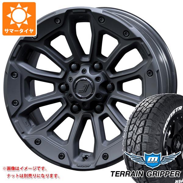 【タイヤ交換対象】ランドクルーザー プラド 150系用 サマータイヤ モンスタ テレーングリッパー 265/70R17 115T ホワイトレター ジェップセン MJCR 216 8.0-17 タイヤホイール4本セット