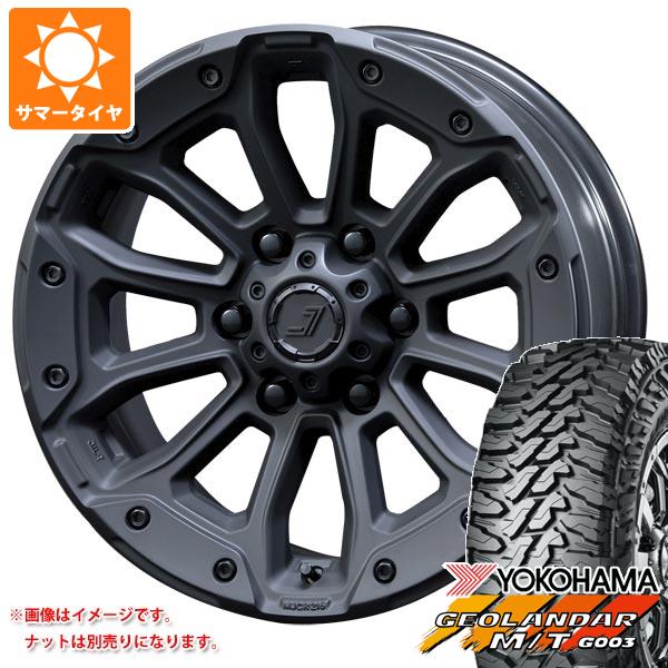 【タイヤ交換対象】5本セット FJクルーザー 10系用 サマータイヤ ヨコハマ ジオランダー M/T G003 LT285/70R17 121/118Q ジェップセン MJCR 216 8.0-17 タイヤホイール5本セット