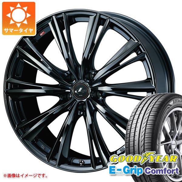 【タイヤ交換対象】サマータイヤ 245/45R19 102W XL グッドイヤー エフィシエントグリップコンフォート レオニス WX 8.0-19 タイヤホイール4本セット